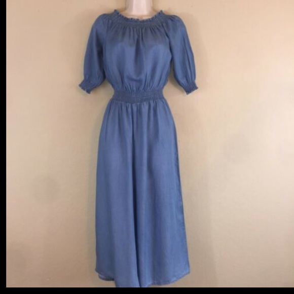 New $198 Walter Baker Kaiser Jumpsuit medium wash size S - Picture 6 of 11